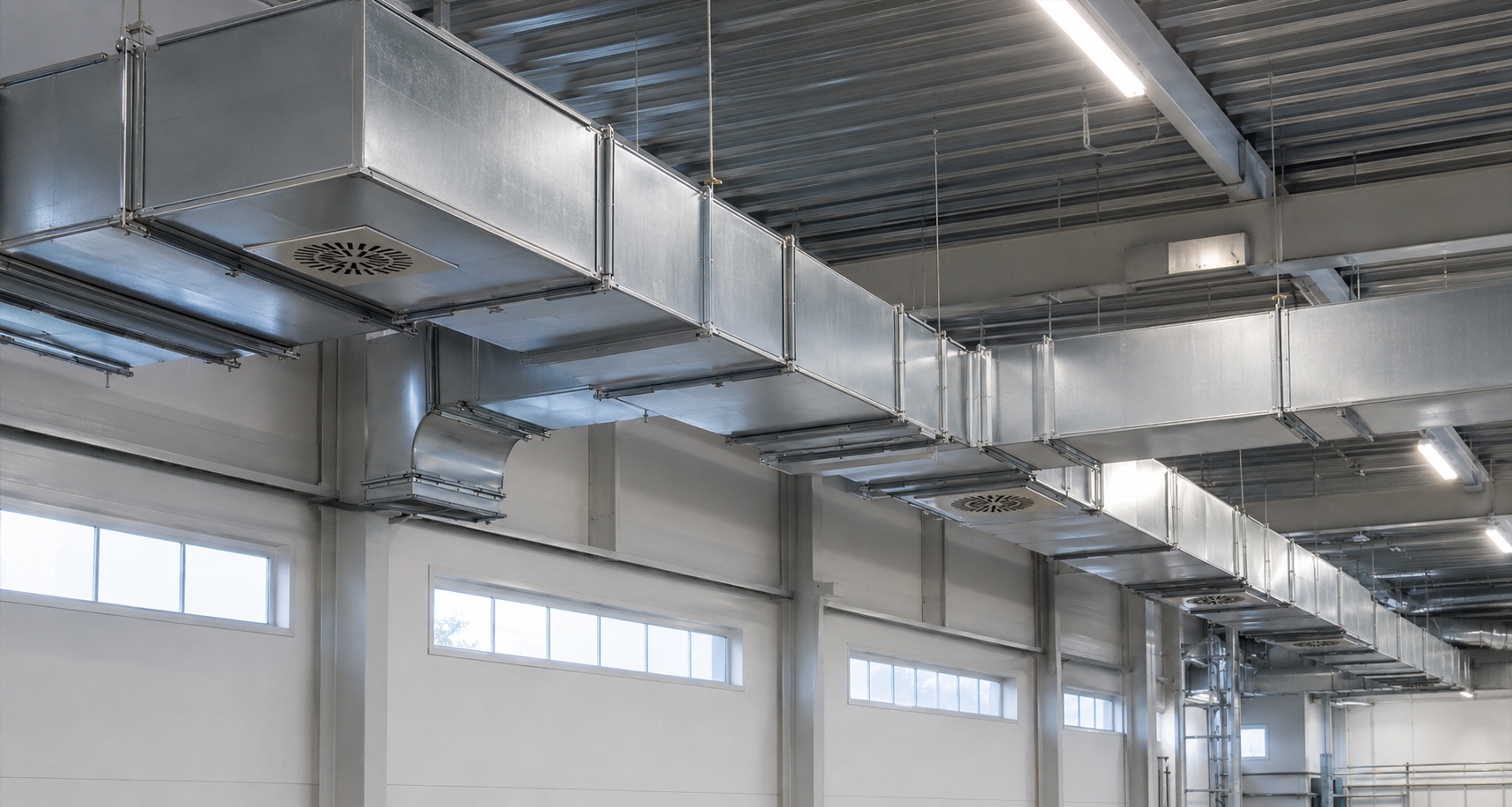 Przykładowa przemysłowa instalacja wentylacyjna
